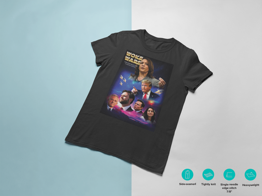 WOKE WARS - Men's Heavyweight T-Shirt