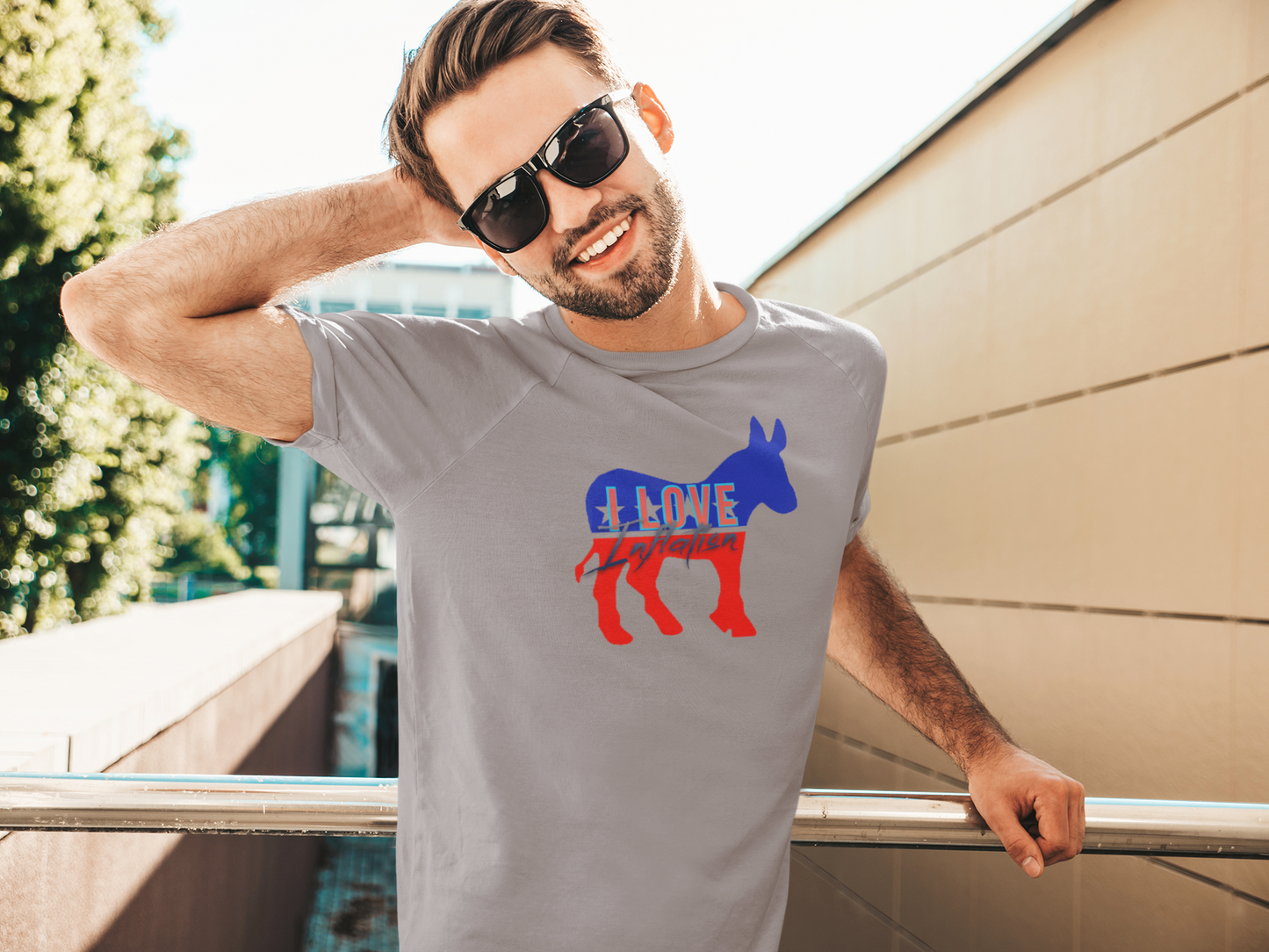 Democrats love Inflation - Men's Heavyweight T-Shirt